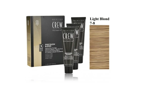 "American Crew Precision Blend 7 8 Light" 3 dalių rinkinys