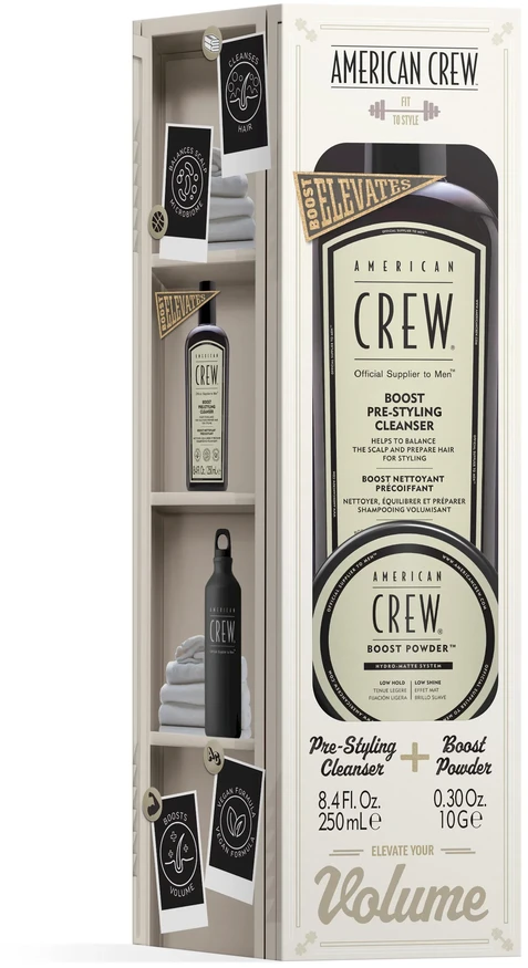 „American Crew“ apimties didinimo duetas