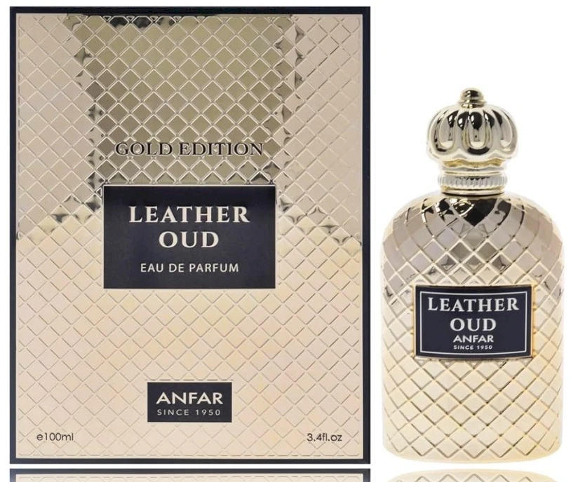 Anfar Leather Oud Gold Edition EDP parfumuotas vanduo vyrams, 100 ml
