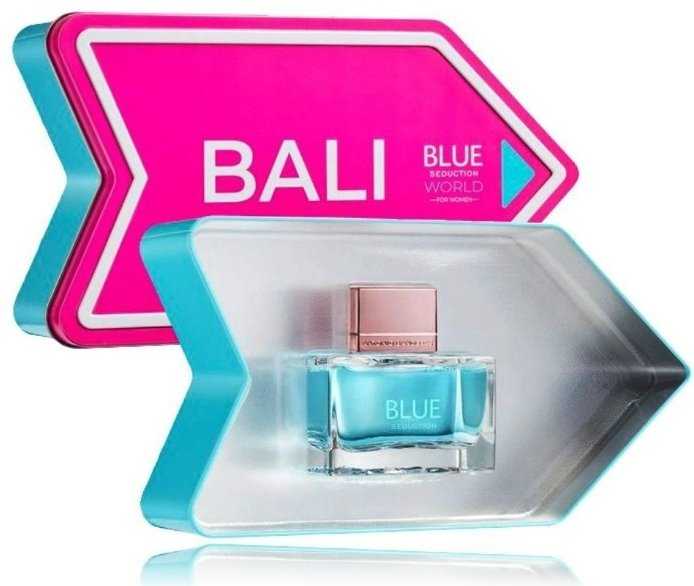 Antonio Banderas Mėlyna Seduction Bali EDT tualetinis vanduo moterims, 80 ml