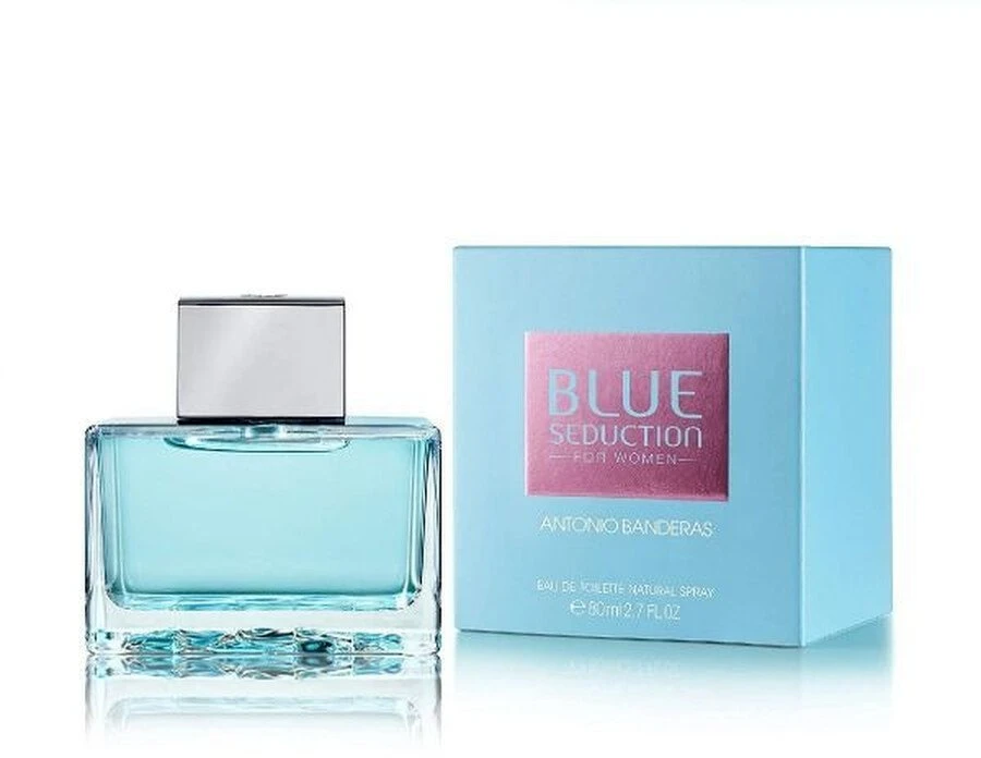 Antonio Banderas Banderas Mėlyna Seduction EDT tualetinis vanduo moterims, 80 ml