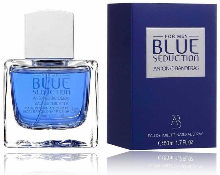 Antonio Banderas Mėlyna Seduction EDT tualetinis vanduo vyrams, 50 ml
