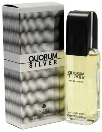 Antonio Puig Quorum Sidabrinis EDT tualetinis vanduo vyrams, 100 ml