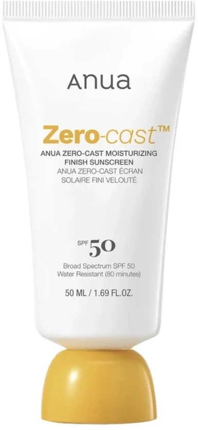 „Anua Zero-Cast“ drėkinamasis apsauginis kremas nuo saulės, 50 ml
