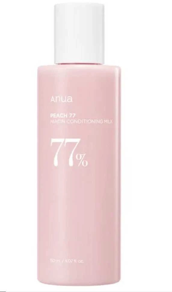 Anua Peach 77% Niacin Conditioning Milk Drėkinamasis pienelis su persikų ekstraktu, 150 ml