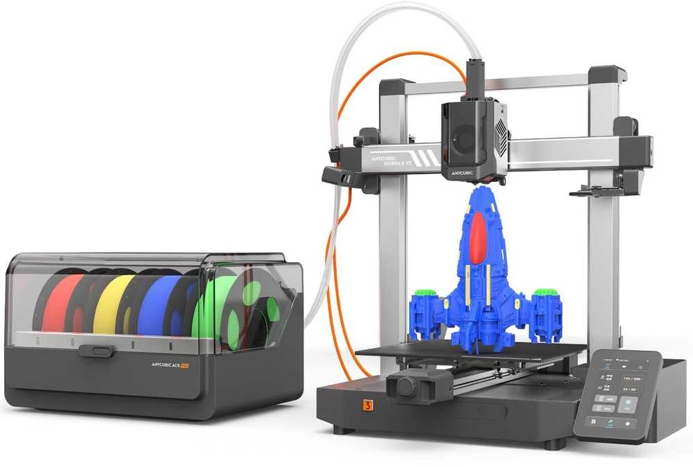 Anycubic Kobra 3 V2 Combo 3D spausdintuvas
