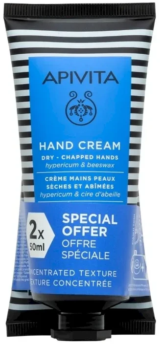 Apivita Hand Kreminis Dry-Chapped Hands rankų kremas, 50 ml