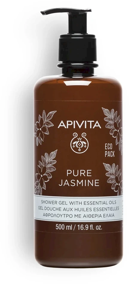 Apivita Pure Jasmine Dušo želė with Essential Oils, 500 ml