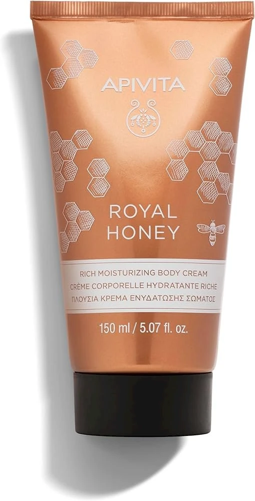 "Apivita Royal Honey Rich Moisturizing Body Kreminis" Drėkinamasis kūno kremas 150ml