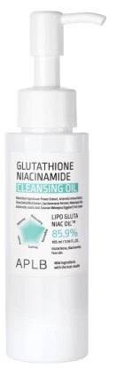 APLB Glutathione Niacinamide Cleansing Oil valomasis aliejus veidui, 105 ml