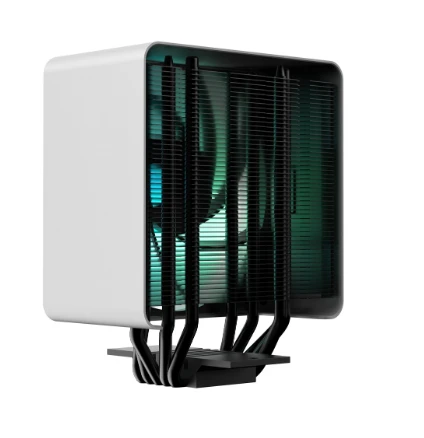 APNX AP1-V CPU Cooler – 120mm, baltos spalvos