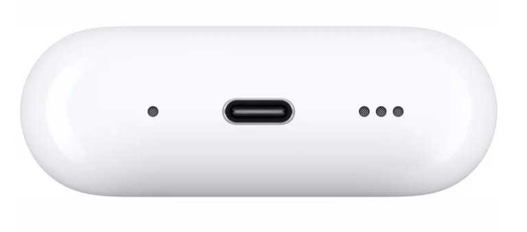 Ausinės Apple AirPods Pro (2 kartos) su "MagSafe" dėklu (USB-C), baltos spalvos