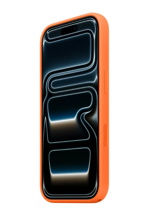 Apple iPhone 17 Pro Silicone Case with MagSafe – Orange - MGFE4ZM/A