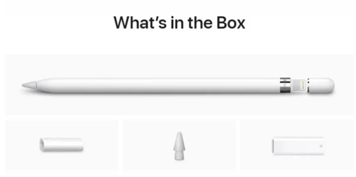 Skaitmeninis valdymo pieštukas Apple Pencil (1-osios kartos)