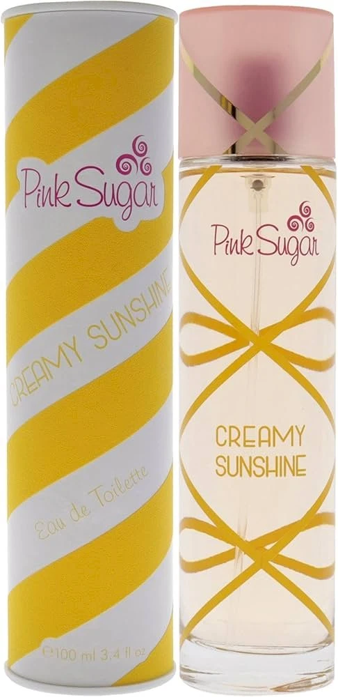 Rožinė Sugar Aquolina Rožinė Sugar Creamy Sunshine EDT tualetinis vanduo moterims, 100 ml