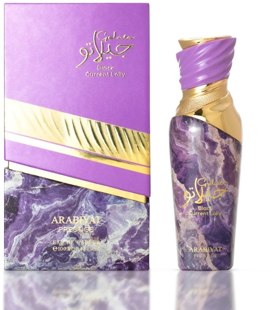 Arabiyat Prestige Gelato Juodas Current Lolly EDP parfumuotas vanduo moterims, 100 ml