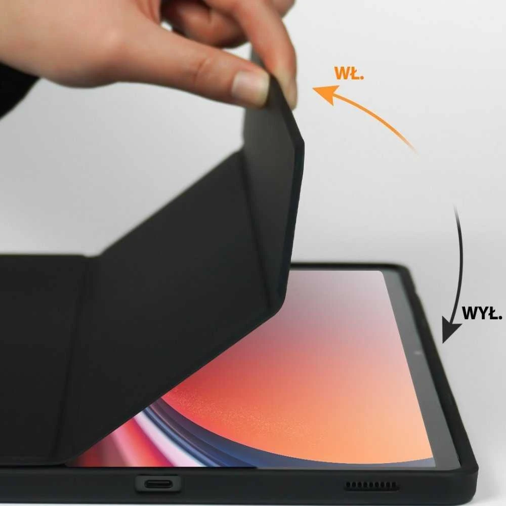 Dėklas Araree A Folio do Samsung Galaxy Tab S11 juoda