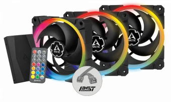 ARCTIC BioniX P120 A-RGB Optimizuotas slėgis 120 mm ventiliatorius su A-RGB