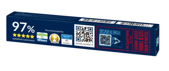 Termopasta ARCTIC MX-4, 4g, mėtų