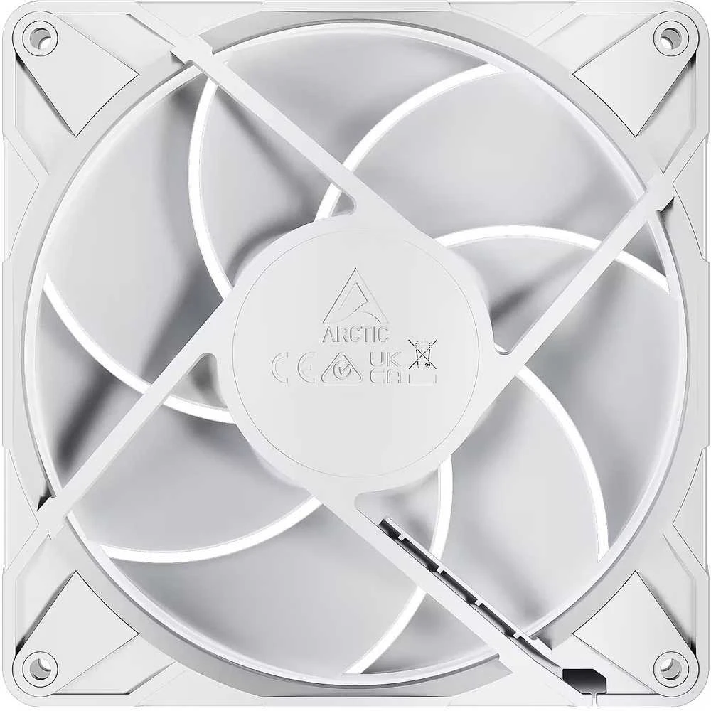 ARCTIC P12 PRO PWM PST korpuso ventiliatorius, 4-pin, 120mm, baltas