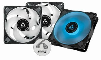 Arctic Cooling ARCTIC F12 PWM PST - 120 mm PWM korpuso ventiliatorius