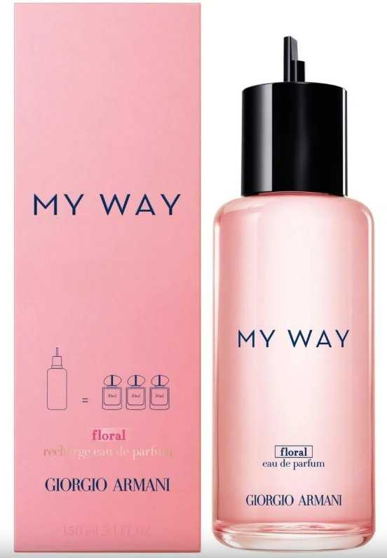 Giorgio Armani My Way Floral Refill EDP parfumuotas vanduo moterims, 150 ml