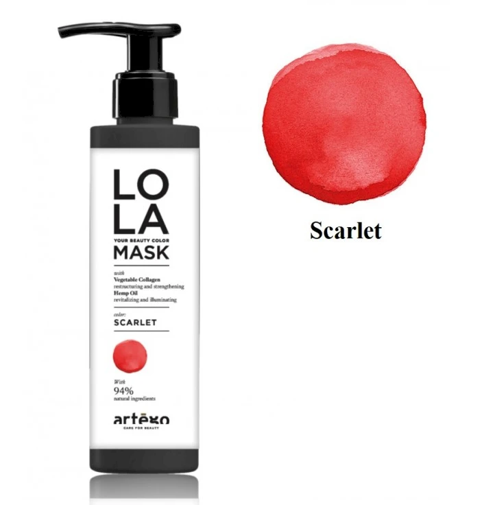 Artègo Lola Your Beauty Colour Mask Scarlet, 200 ml