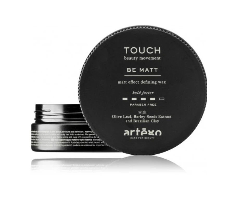 Artègo Touch Be Matt Matt Effect Defining Wax plaukų formavimo vaškas, 100 ml