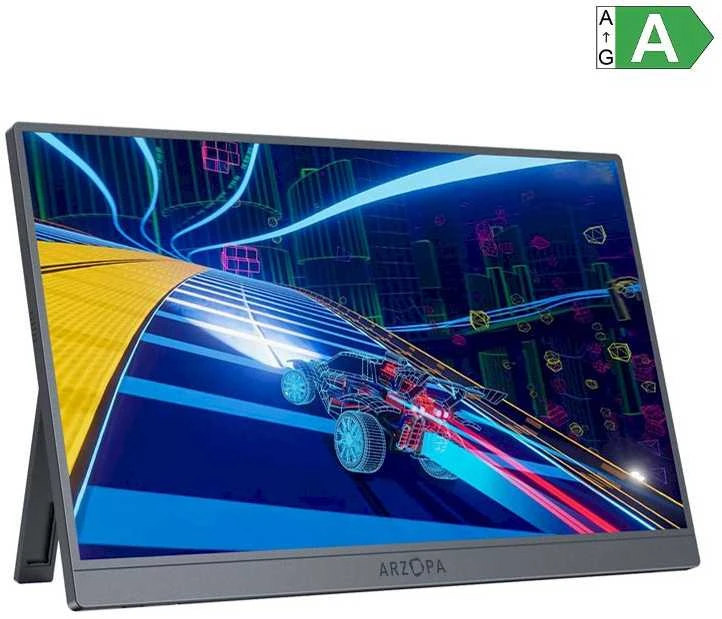 Arzopa Z1FC Sidabrinis Gray 16.1" Portable Monitorius