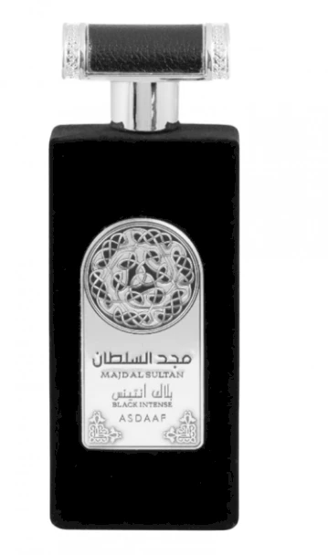 Asdaaf Majd Al Sultan Juodas Intense EDP parfumuotas vanduo vyrams, 100 ml