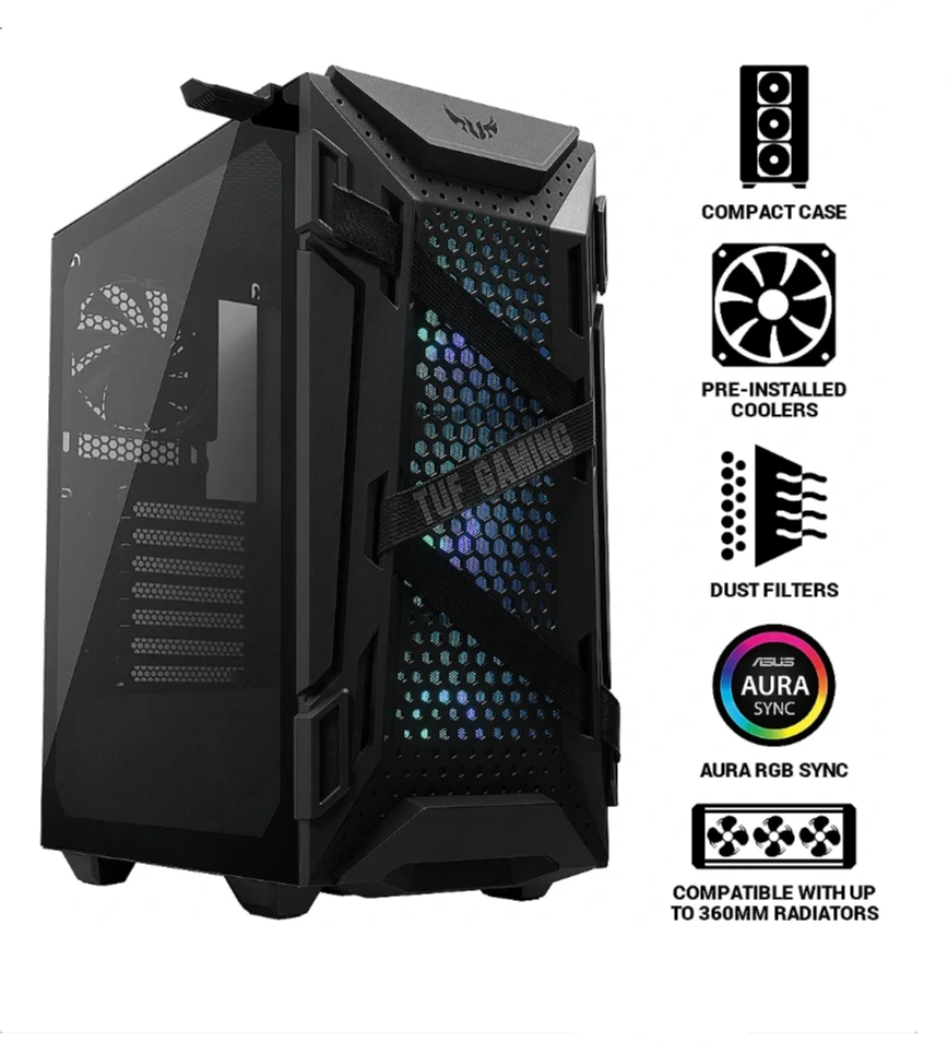 Kompiuterio korpusas ASUS TUF Gaming GT301