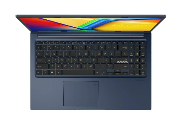 Nešiojamas kompiuteris ASUS Vivobook 15 X1504VA-BQ4295W Core 7 150U 15.6" FHD IPS lygio panelė 60Hz 250 nitų AG 16GB DDR5 512GB SSD Intel Graphics 720p internetinė kamera 42 WHrs Windows 11 Tyli veikimo funkcija Mėlyna