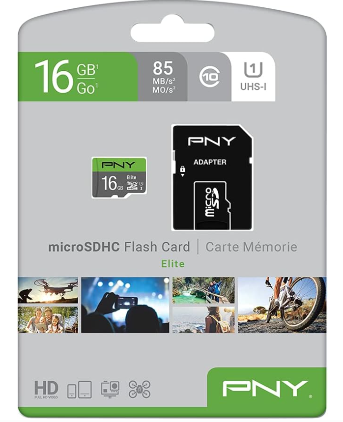 Atminties kortelė MicroSD Kortelė - PNY 16GB UHS-I klasė 10