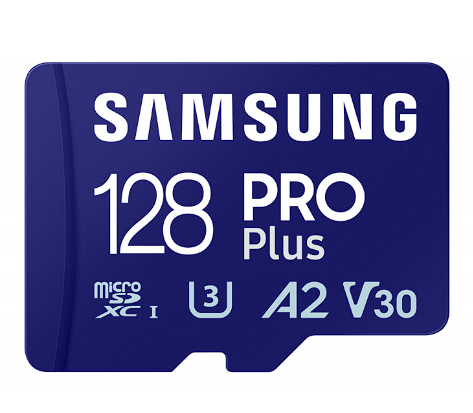 Atminties kortelė Samsung PRO Plus microSD, 128GB, MB-MD128SB/WW