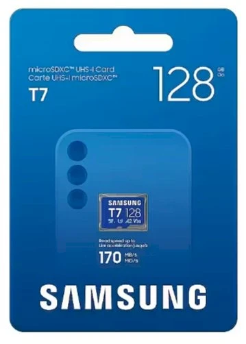 Atminties kortelė Samsung T7 Micro SD Memory Card 128GB