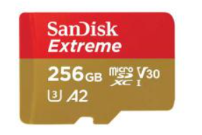 Atminties kortelė Sandisk Extreme Plus Micro SDXC SDSQXBD-256G-GN6MA, 256GB
