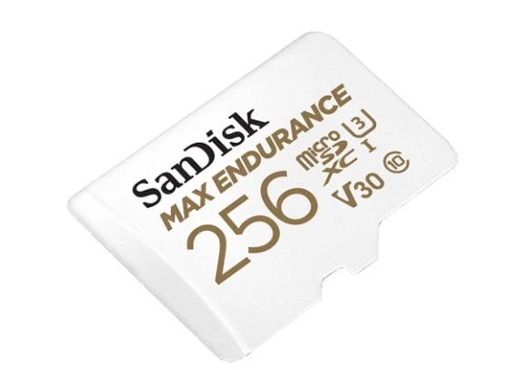 SanDisk MAX ENDURANCE Micro SDXC atminties kortelė 256GB + SD adapteris
