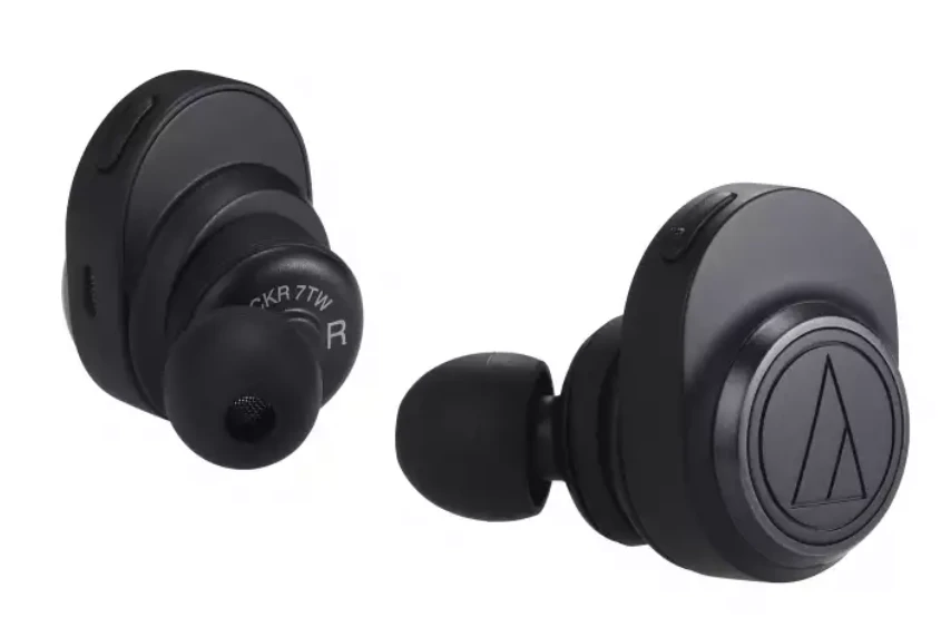 Audio-Technica ATH-CKR7TWBK belaidės TWS ausinės, Juodos spalvos