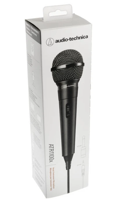 Audio Technica mikrofonas ATR1100x, Juodas
