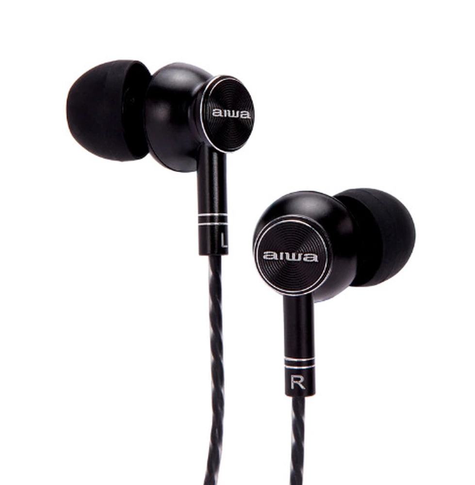 AUSINĖS 3.5MM ESTM-30BK AIWA JUODOS