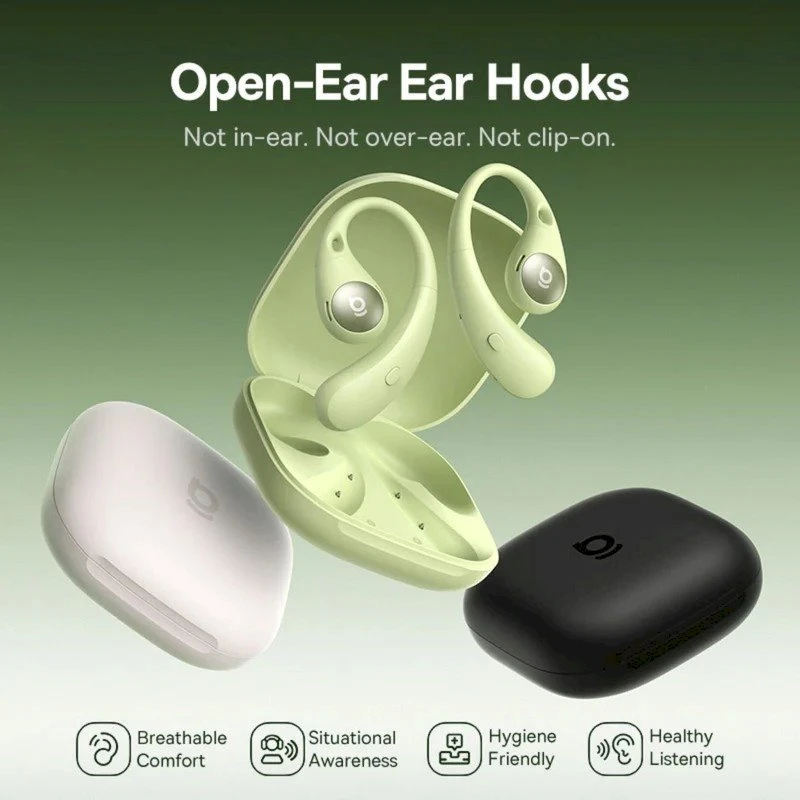 Ausinės Baseus Bass BF1 Pro Eli Sport 2 True Belaidės Earphones Natural Žalias