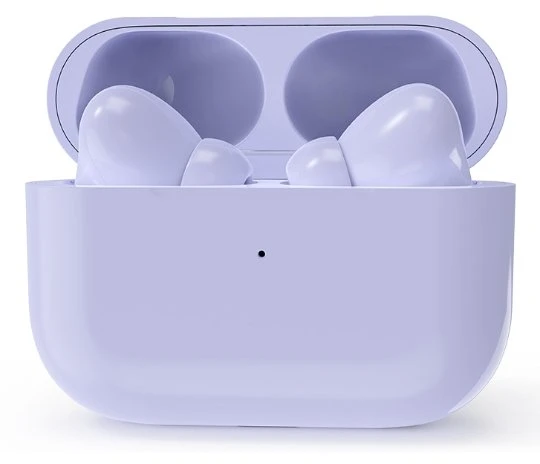 Įstatomos į ausis (į ausis įkišamos tipo) ausinės Gembird TWS-03-P su mikrofonu violetinė