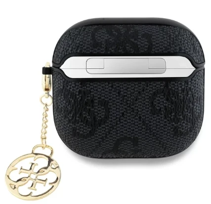 Guess 4G Charm Collection - dėklas skirtas AirPods 4 (Juodas)