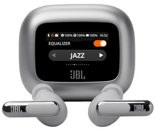 JBL Live Beam 3 TWS ausinės, Sidabrinės