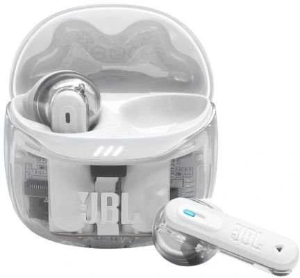 Ausinės JBL Tune Flex 2 Ghost Edition TWS Bluetooth Belaidės In-Ear Earphone Ghost Baltas EU