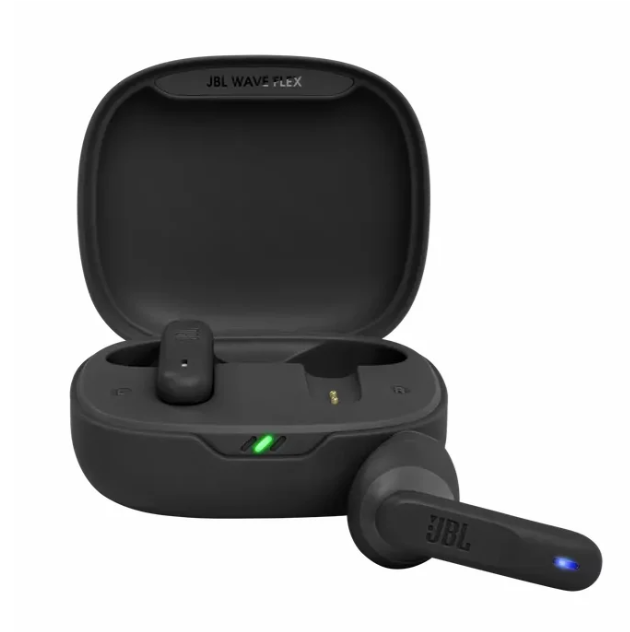 JBL Vibe Flex TWS belaidės ausinės, Juodos