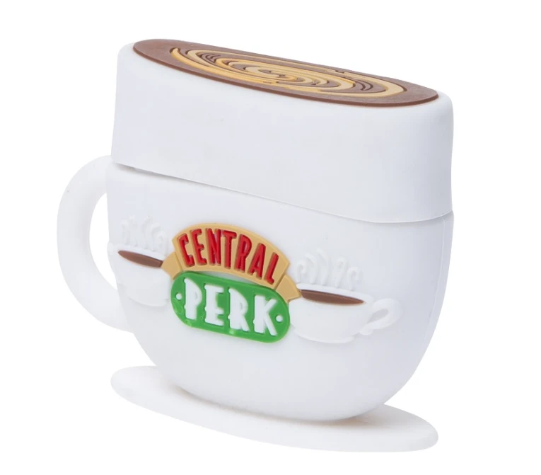 TWS ausinės Lazerbuilt Friends Central Perk, baltos