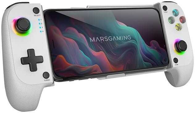 „Mars Gaming MGPXW 2in1“ žaidimų pultas telefonui su 6,8 colio „Bluetooth“ / USB ryšiu (PS4, PS3, Android, iOS)