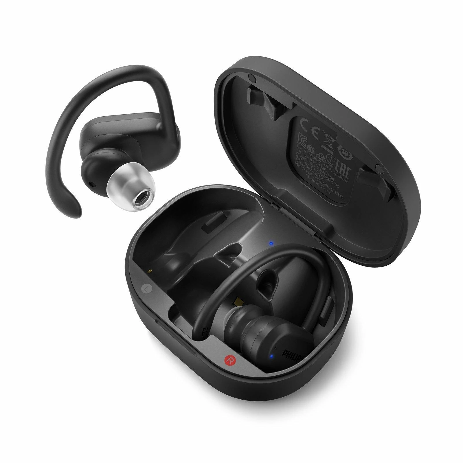 Belaidės sportinės ausinės Philips TAA7306BK/00, Juodos