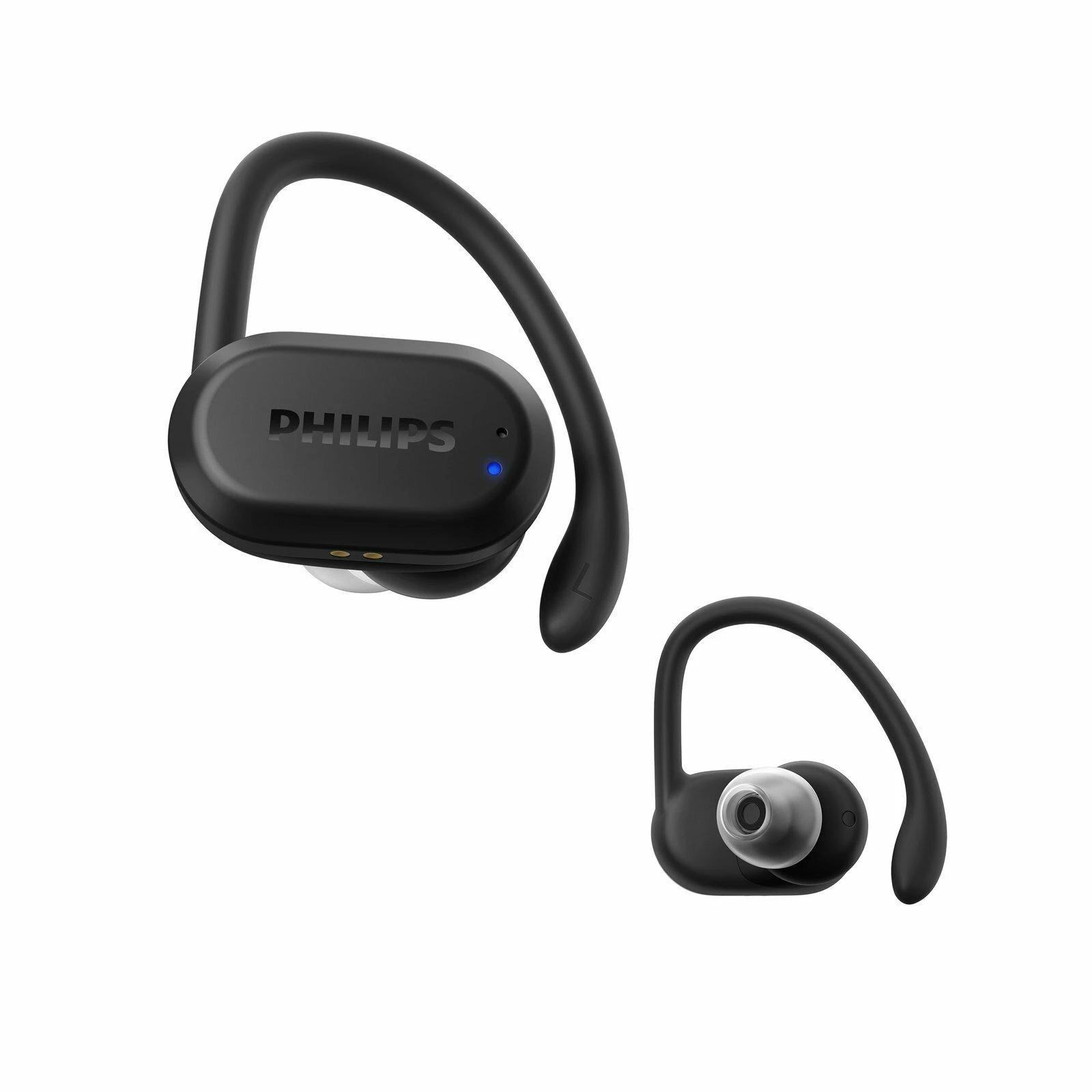 Belaidės sportinės ausinės Philips TAA7306BK/00, Juodos